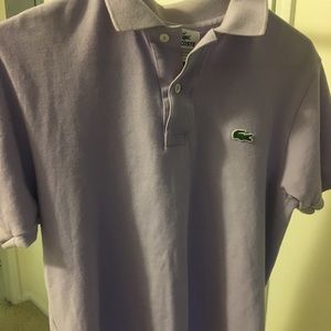 Lacoste pique purple